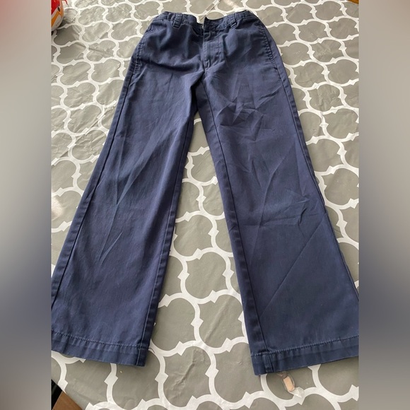 Cherokee School uniform pants boys navy blue adjustable waistband size 8 - Picture 1 of 7